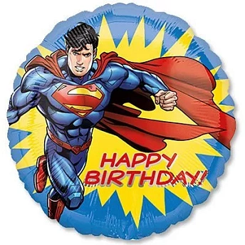 Фольгированный шар с рисунком " Супермен"