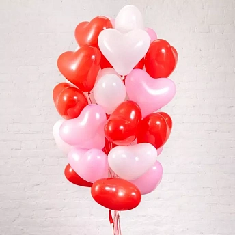 Воздушные шары с гелием "Для влюбленных"