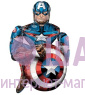 Композиция из шаров с коробкой "Капитан Америка" 