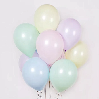 Воздушные шары с гелием "Макарунс"