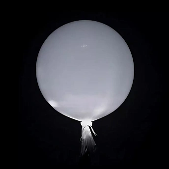 Светящийся шар - гигант с гелием "White"