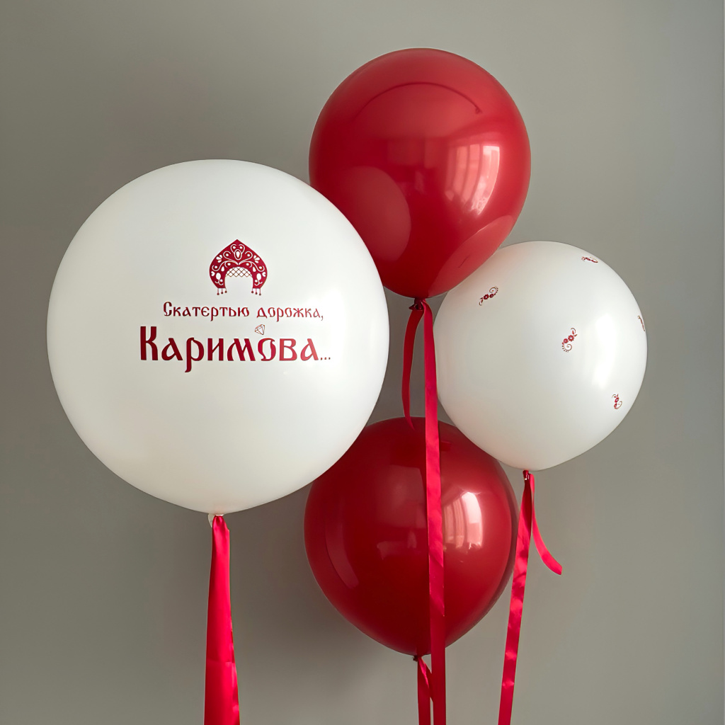 воздушные шары на девичник в славянском стиле купить в москве с доставкой шар с рисунком кокошника фото.JPG