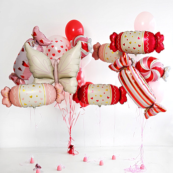 Композиция из шаров "Сладкий праздник" 