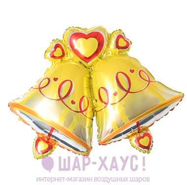 Фольгированная фигура "Колокольчик двойной" фото