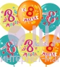 Воздушные шары с надписями на 8 марта "Весенний праздник"