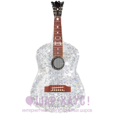 Фольгированная фигура "Гитара Блеск" фото