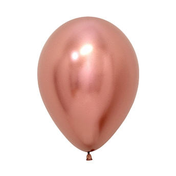 Воздушный шар "Розовое золото хром"