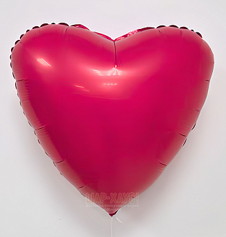 Фольгированное сердце "Viva Magenta"
