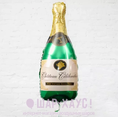 Фольгированный шар "Бутылка шампанского 2" фото