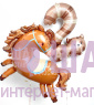 Фольгированная цифра 2 "Котенок"