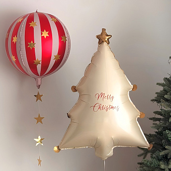 Композиция из шаров "Елка при параде" 