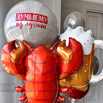 Композиция из шаров "Со вкусом" 