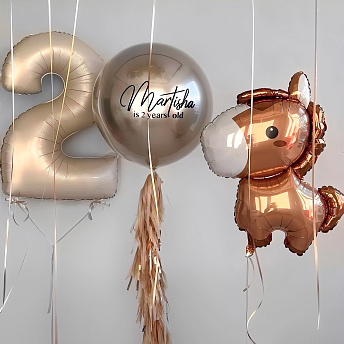 Композиция из шаров "Лошадка на день рождения" 