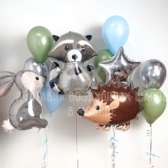 Композиция из шаров "Веселое трио"