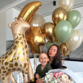 Композиция из шаров "Жирафик"