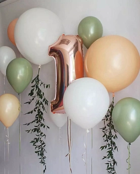 Композиция из шаров "Теплые моменты"