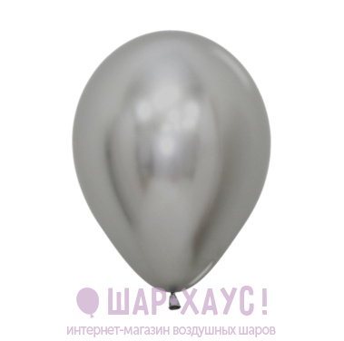 Воздушный шар "Антрацит хром" фото