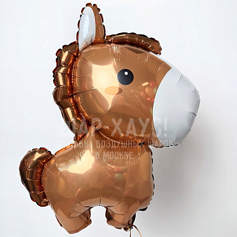 Фольгированная фигура "Маленькая лошадка" 
