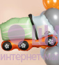 Фольгированная фигура "Бетономешалка сатин" 89 см