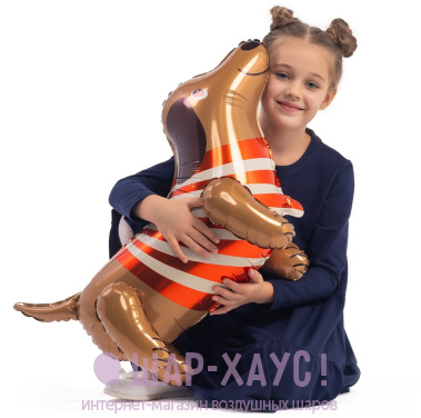 Фольгированная фигура AIR "Собака такса"  фото