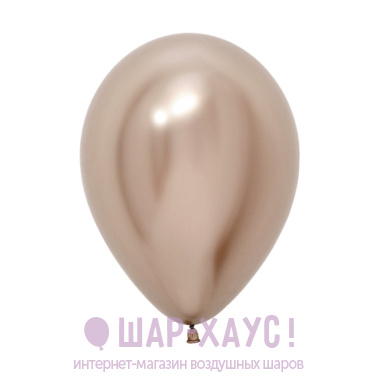 Воздушный шар "Шампань хром" фото