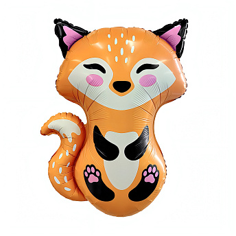 Фольгированная фигура "Довольный лисенок"