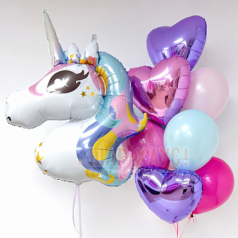 Композиция из шаров "Unicorn"