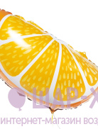 Фольгированная фигура "Долька Апельсина" 58 см