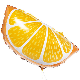 Фольгированная фигура "Долька Апельсина" 58 см