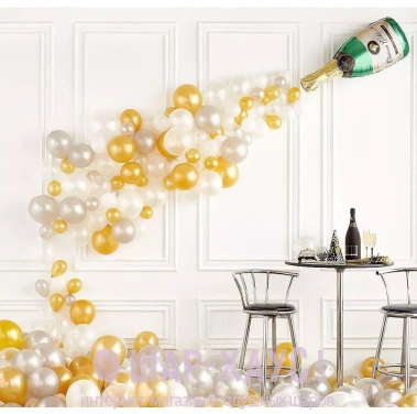 Фотозона из воздушных шаров "Игристое шампанское" фото