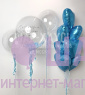 Композиция из шаров "Blue bubbles" 