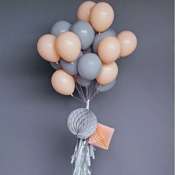 Букет из шаров "Хмурая лисичка"