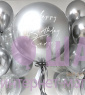 Композиция из шаров "Серебряный праздник" 