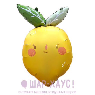 Фольгированная фигура "Милый лимон" 61 см фото