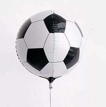 Фольгированная сфера "Футбольный мяч"