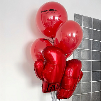 Фонтан из шаров "Удар в сердце"