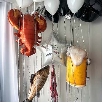 Композиция из шаров "КлёвО" 