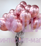 Воздушный шар "Розовый хром"