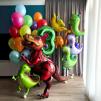 Композиция из шаров "Дино Праздник" 