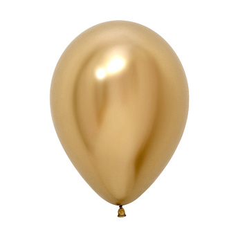 Воздушный шар "Золото хром"