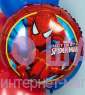 Фольгированный круг "Человек паук"