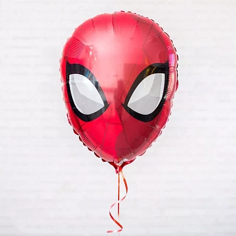 Фольгированный шар "Маска человека паука"