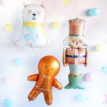 Композиция из шаров "Доброе рождество" 