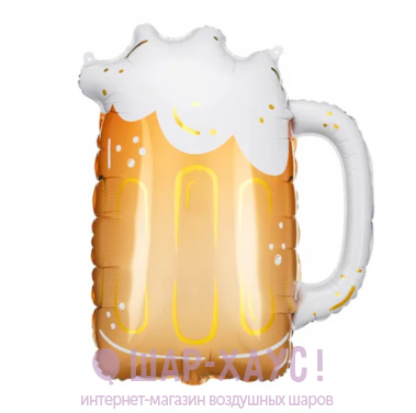 Фольгированная фигура "Кружка пива"  фото