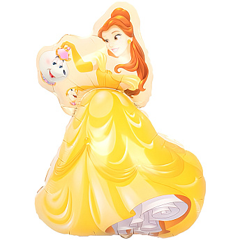 Фольгированная фигура "Принцесса Белль Сказочный вальс"