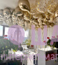 Шары с гелием под потолок "Gold"