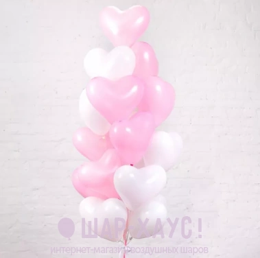 Воздушные шары с гелием "Нежность" фото