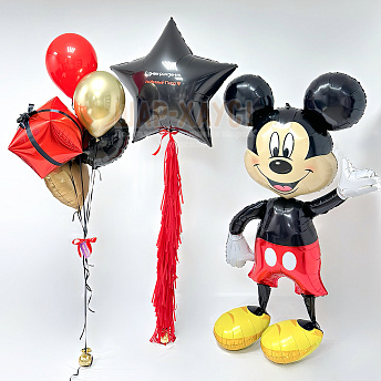 Композиция из шаров "Стильный Маус" 