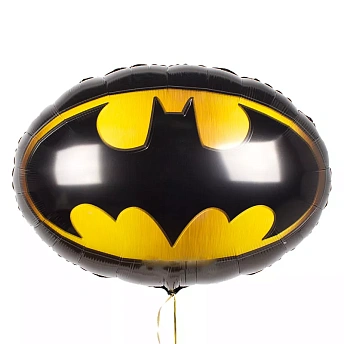 Фольгированный шар "Эмблема бэтмена"