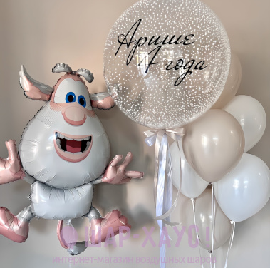 Композиция из шаров "Буба"  фото